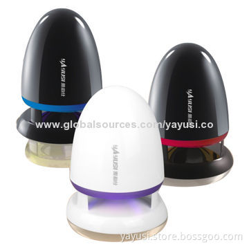 Mini Portable Bluetooth Speakers, Bullet Shape with Lighting While Play